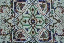 Colorful Traditional Serapi Design Ivory And Beige Hand Knotted 8x10 Wool Area Rug