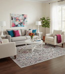 Colorful Traditional Serapi Design Ivory And Beige Hand Knotted 8x10 Wool Area Rug