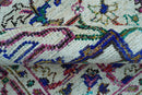 Colorful Traditional Serapi Design Ivory And Beige Hand Knotted 8x10 Wool Area Rug