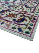 Colorful Traditional Serapi Design Ivory And Beige Hand Knotted 8x10 Wool Area Rug