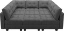 Comfortable Modular Sleeper Sofa Couch with Storage Solution