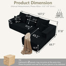 Comfy Modular Sectional Sofa With Chaise Lounge Design