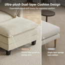 Comfy Modular Sectional Sofa With Movable Ottomans