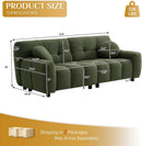 Comfy Oversized Boucle Cloud Sofa With Elegant Design