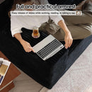 Comfy U-Shaped Sectional Sofa With Chaise And Ottoman