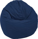 Bean Bag Chair / Lounger Adult Teen size Classic 5 panel Traditional beanbag - Organic Cotton, Comfy Bean MADE IN USA