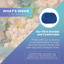 Bean Bag Loveseat Comfy Bean Family- Cotton, Organic Cotton, Hemp