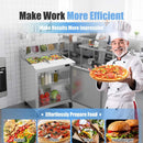 Commercial Stainless Steel Sandwich Prep Table Refrigerator (SAK19586)