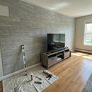 Flexible 3D Stone Wall Panels - PIETRA GRIGIA - Box of 16 panels (35.4" x 11.8") 46.5 sqft coverage | DECKO Flexistone