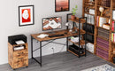 Computer Desk with Power Outlet and USB Charging Ports