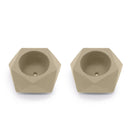 Concrete Mini Tilt Tabletop Planters (Set of 2)