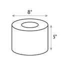 Classic Cylinder Concrete Fire Pit