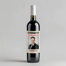 Congrats Quitter Wine Label