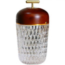 DecorBites™ Conical Crystal Bedside Lamp: Elegant LED Reading Light for Home Decoration & Atmosphere