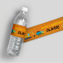 Construction Birthday Water Bottle Labels