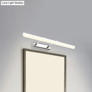 Contemporary acrylic chrome wall sconce bathroom led vanity light