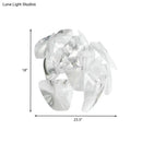 Contemporary acrylic single head sconce light fixture for dining room