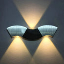 DecorBites™ Contemporary Aluminum Wall Mounted LED Sconce Light in Silver Finish with Warm/White Lighting