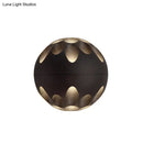 DecorBites™ Contemporary LED Wall Sconce: Black/White Metallic Shade for Bedside