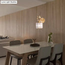 Contemporary black & gold bird wall lamp bedroom crystal e12 e14 light