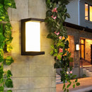 Contemporary black led wall lamp courtyard flush mount sconce