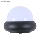 Contemporary black semi-sphere wall sconce patio outdoor area light