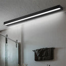 DecorBites™ Contemporary Black/Silver LED Vanity Light in White/Warm for Linear Vanity Sconce - 16"/19.5"/23.5" Wide