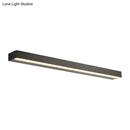DecorBites™ Contemporary Black/Silver LED Vanity Light in White/Warm for Linear Vanity Sconce - 16"/19.5"/23.5" Wide