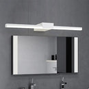 Contemporary black & white linear led wall light bathroom fixture
