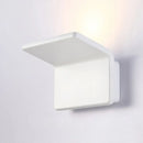 Contemporary black & white slatted led wall lamp – living room sconce