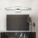 Contemporary bow shaped crystal silver vanity lighting bathroom sconce