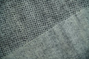 Contemporary Charcoal, Silver and Beige Design 9x12 Hand knotted wool Area Rug