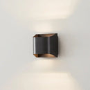 Contemporary copper brass wall sconce for living room