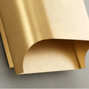 Contemporary copper brass wall sconce for living room
