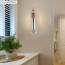 Contemporary copper wall sconce bedroom light with gray amber glass shade