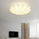 Contemporary cream petal led ceiling light for dining room