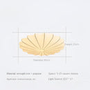 Contemporary cream petal led ceiling light for dining room