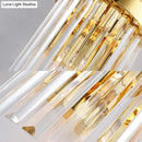 DecorBites™ Contemporary Crystal Wall Lamp with Cylinder Design - Golden Wall Lighting for Living Room - Includes 2 Bulbs