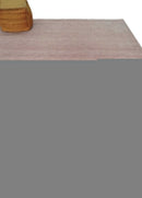 Contemporary Custom Made Modern Solid Peach Hand knotted Wool Area Rug