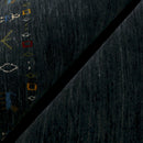 Contemporary Design Charcoal Hand Loomed Wool Area Rug
