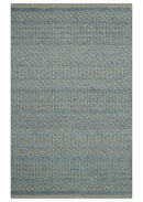 Contemporary Design Gray Hand Knotted Wool Area Rug