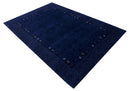 Contemporary Gabbeh Border Design Hand Loomed Wool Area Rug