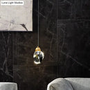 DecorBites™ Crystal Stone-Shape Pendant Light Fixture Contemporary Style Down Lighting Pendant in Gold