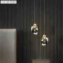 DecorBites™ Crystal Stone-Shape Pendant Light Fixture Contemporary Style Down Lighting Pendant in Gold