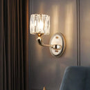 Contemporary gold crystal wall lamp living room light type
