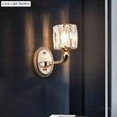 Contemporary gold crystal wall lamp living room light type
