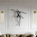 DecorBites™ Gold LED Bedroom Wall Mount Light Fixture - Contemporary Oblong Wall Lighting Ideas
