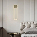 DecorBites™ Gold LED Bedroom Wall Mount Light Fixture - Contemporary Oblong Wall Lighting Ideas