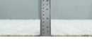 Contemporary High Low texture Hand knotted Ivory 8.6x9.10 wool Area Rug