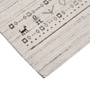 Contemporary Ivory Design Hand Loomed Wool Rug